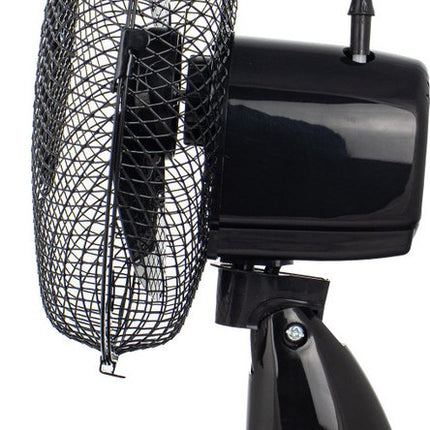 Klausberg 7473 - tafelventilator - zwart - 23 cm - 21W