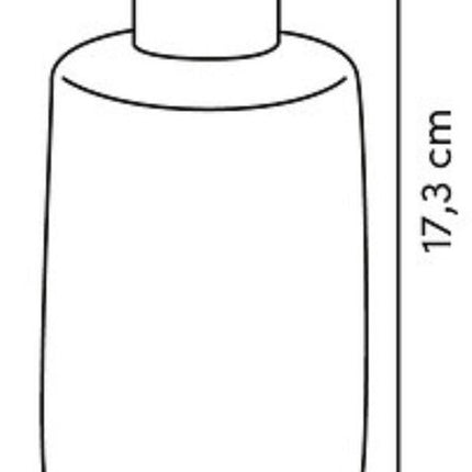 Zeepdispenser Keramiek Hoog - 17.3 cm Celadongroen – Stijlvolle Badkameraccessoire - Zeeppomp - Keramisch - Hervulbaar - Groene Strepen - Groen