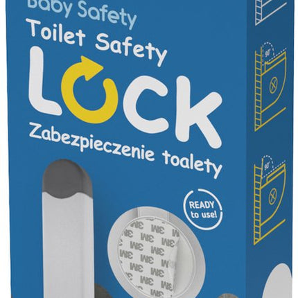 SIPO Toiletbril Slot met Sterke Tape - Veiligheidsslot tegen Openen voor Kinderen en Dieren - Snel te Monteren zonder Boren