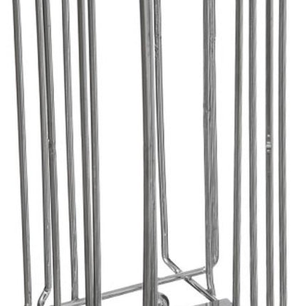 Koffie cup/capsule houder/dispenser zilver roterend 20 cups - Koffiecups houder/standaard - Metalen Nespresso cuphouder