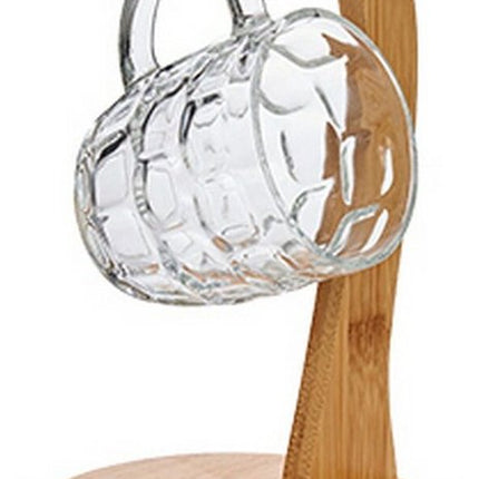 Kinvara bananenhouder van bamboe met haak, 18 x 28,5 cm, ook voor druiven