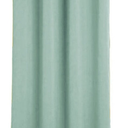 Atmosphera verduisterende gordijnen - set 2x stuks - B135 x L240 cm - mintgroen - geplooid - met ringen - kant en klaar