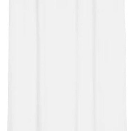 5Five Douchegordijn - wit - polyester - 180 x 200 cm - inclusief ringen - Voor bad en douche