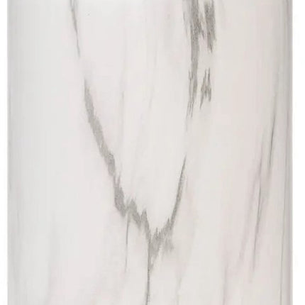 Atmosphera Bloemenvaas Athens - mat marmer wit - keramiek - D12 x H30 cm - stelen en boeketten