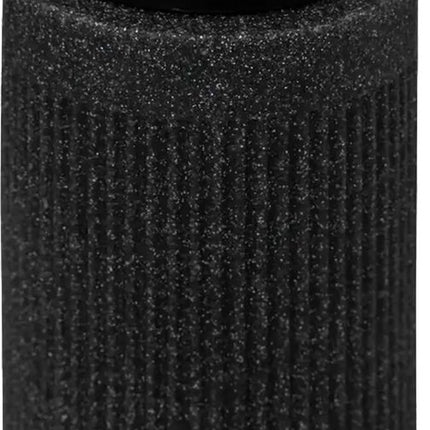 5Five Zeeppompje/zeep dispenser Onyx - antraciet - polystone - 17 x 7 cm - 350 ml