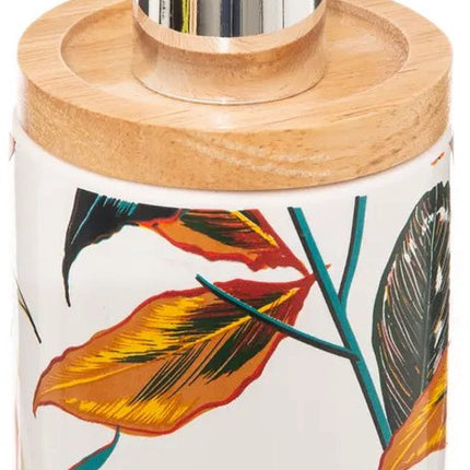 5five Zeeppompje/zeepdispenser - 2x - Palawan - wit/zilver - 280 ml - badkamer - keuken - toilet - polyresin kunststeen