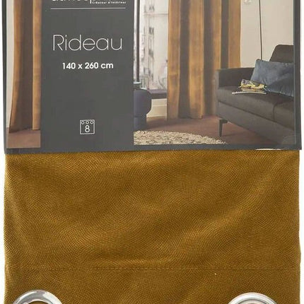 Decoratieve gordijn met ringen, gordijn LILOU, 140 x 260 cm