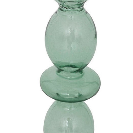 Atmosphera Glazen kandelaar Ø9xH19cm - Groen