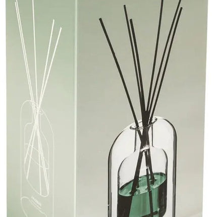 Atmosphera Geurstokjes in luxe glazen houder - Jasmijn - 150 ml - geurverspreider - interieurparfum