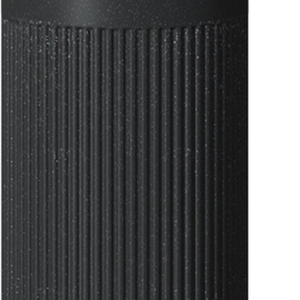 5Five Zeeppompje/zeep dispenser Onyx - antraciet - polystone - 17 x 7 cm - 350 ml