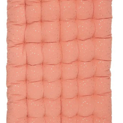 Atmosphera Vloerkussen Matras - steenrood - polyester/katoen - 120 x 60 x 5 cm - Extra lang - spelen - gamen - relaxen - oefeningen