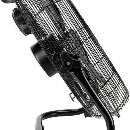 Klausberg 7517 - vloerventilator 45 cm - Zwart - 100W - 3 snelheden