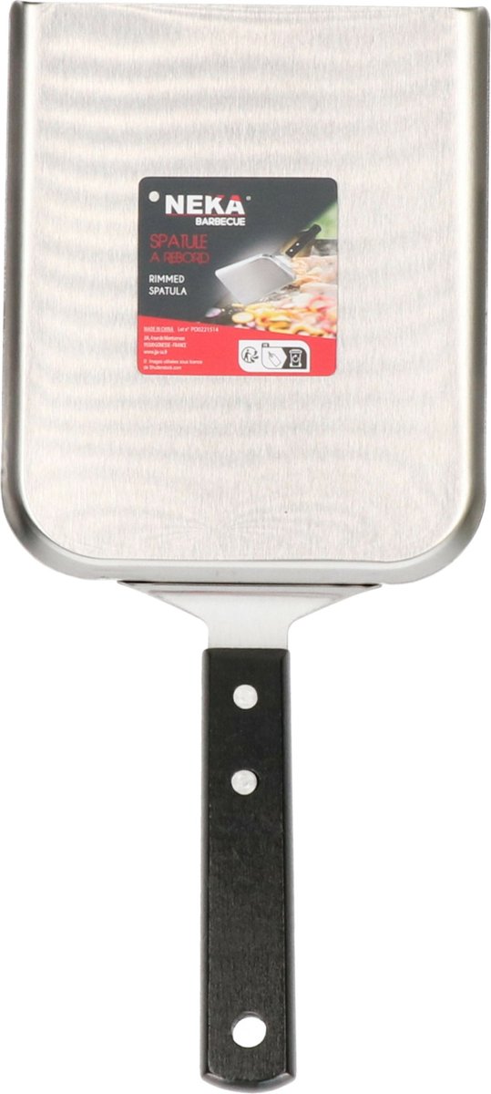 5Five BBQ/barbecue spatel - rvs met houten handvat - 32 cm
