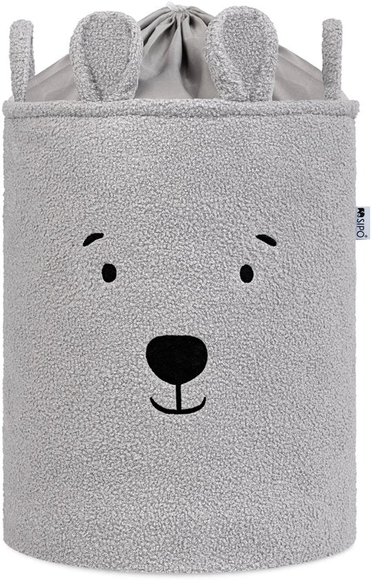 Sipo Opbergmand XL met trekkoord 43 liter 35 x 35 x 45 cm grijs