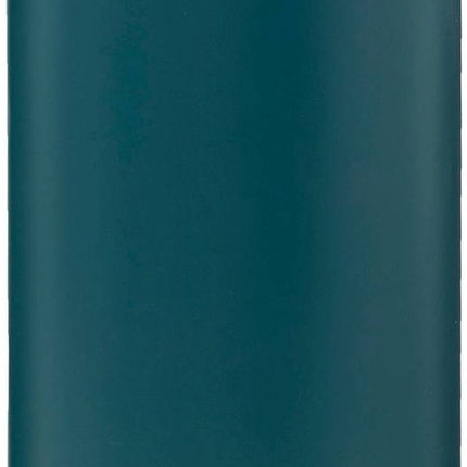 5Five prullenbak/pedaalemmer Bamboe - petrol blauw - metaal - 30 liter - 38 x 29 x 60 cm - keuken