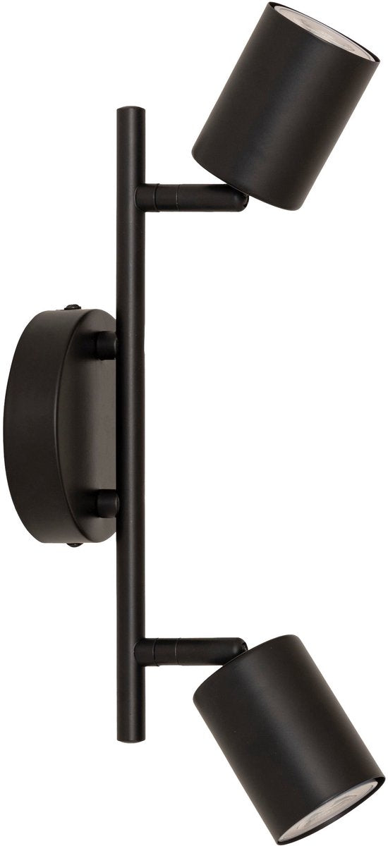 Atmosphera Vico Plafondlamp - 28x10x17cm - Zwart