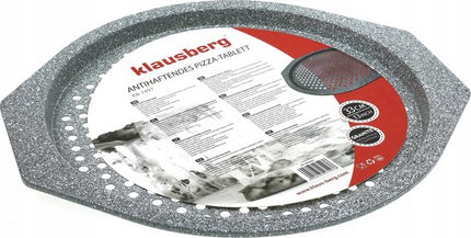 Klausberg pizzabakplaat 33 cm, non-stick en geperforeerd