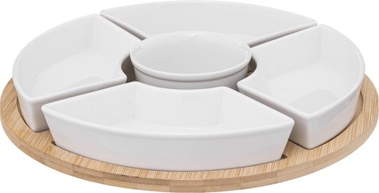 Dienblad met 5 kommen