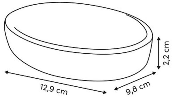 Zeepbakje Strio Lang 13.3 cm - Keramiek Celadongroen – Stijlvol en Duurzaam - Zeephouder - Keramisch - Groene Strepen - Groen
