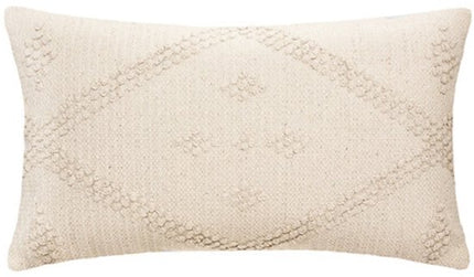 Safari 3D Sierkussens - Set van 2 - Decoratieve Kussens met Reliëf – Binnenkussen - Zacht Polyester / Rayon - 38x58 cm - Beige