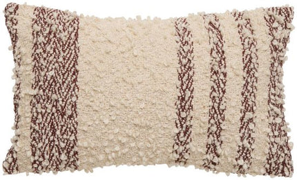 Coussin Beryl rectangulaire 30x50cm marron