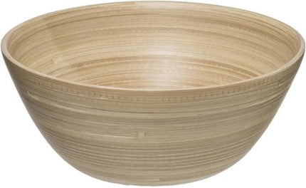 Secret de Gourmet Slakom/voedsel serveerschaal - bamboe - D30 x H10 cm