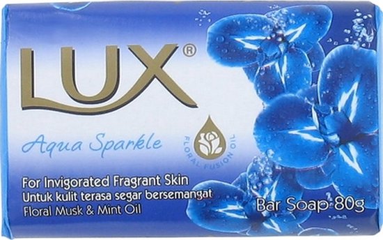 Lux Zeep - Aqua Sparkle - 12 x 80 Gram