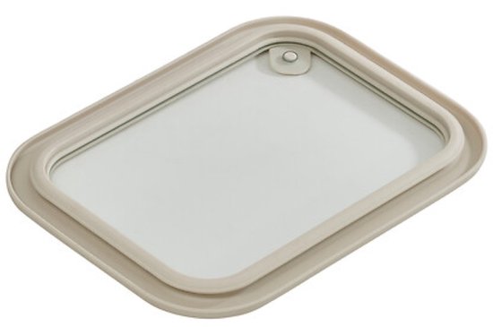 Sileat Lunchbox - Meal Prep Container - Glazen Vershouddoos - Bewaardoos voor Voedsel Vers - Hittebestendig & Duurzaam - Magnetron- en Vaatwasserbestendig - 0.95 liters - 20.3 x 15.2 x 6.2 cm - Transparant