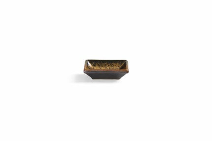 MPLCo - Ondes Dip Schaaltje - Dip Kom - Saus Schaaltje Sushi & Tapas - Kleine Kom - Vaatwasser & Magnetron Bestendig - Mini Serveerschaal - Keramiek - ca. 8 x 5.5 x 2 cm - Aardetinten