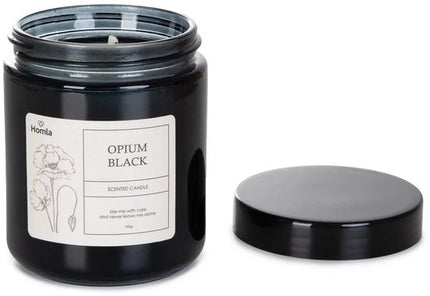 Homla Tofu geurkaars set van 2, Opium Black & Autumn Morning, 190 g per stuk