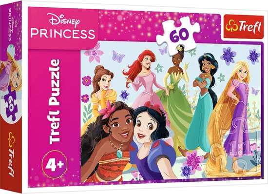 Trefl Prinsessen in Actie Puzzel 60 Stukjes (4+ jaar)