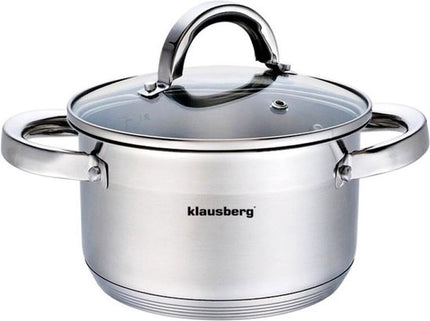 Klausberg 7122 - kookpan met deksel - 1.5L - Ø16 cm