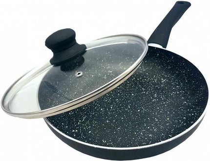 Kinghoff koekenpan KH-3957 met glazen deksel, Ø 24 cm