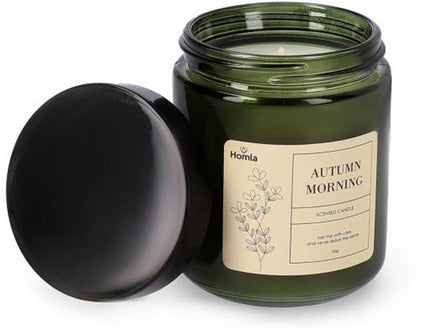 Homla Tofu geurkaars set van 2, Opium Black & Autumn Morning, 190 g per stuk