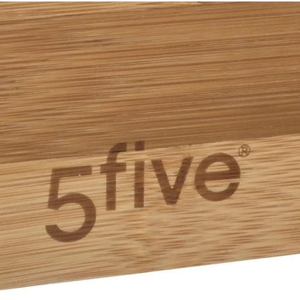 5Five bestekbak/keuken organizer Tidy Smart, bamboe - set van 4 stuks - 15 x 15 x 7 cm