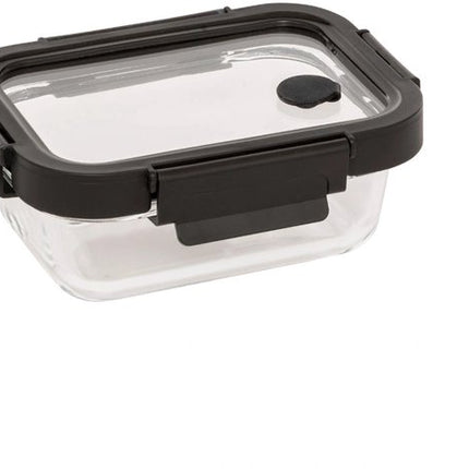 Vershoudbakje glas 370 ml Five® - Transparant - Met deksel | Vaatwasserbestendig | Magnetronbestendig | Luchtdicht | Diepvriesbestendig | BPA-vrij | Waterdicht