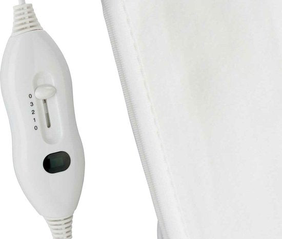 Elektrische Deken - Elektrische Warmtedeken - 1 Persoons - 3 Temperatuurniveaus - 60W 150x80 cm