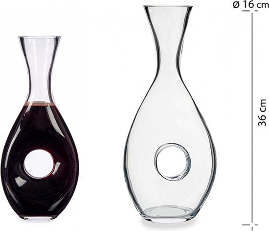 Giftdecor Karaf 16 X 36 Cm Glas Transparant