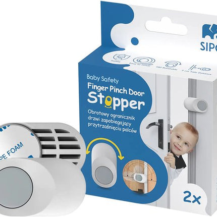 SIPO kinderbeveiligingsset 21-delig met stopcontactbeschermers, kastsloten, ovenslot en deurstoppers - wit