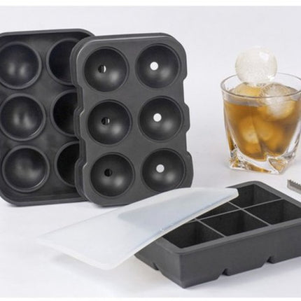 Ruhhy Siliconen Vormen: XXL IJsklontjes en Perfecte IJsbollen voor Uw Drankjes