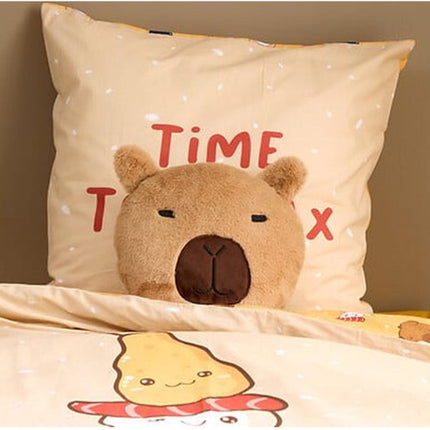 Atmosphera Kids Sierkussen Capybara - Ø30xH11cm - Bruin