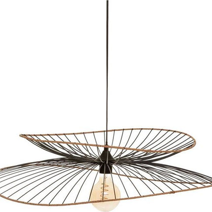 Hanglamp Alara zwart van metaal, Ø 69,5 cm, E27-fitting