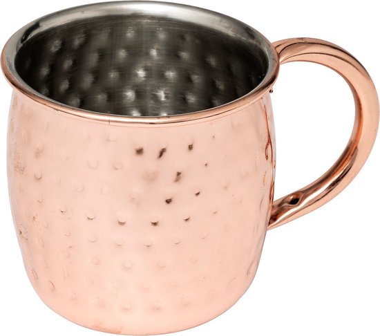 Moscow Mule Koperen Mok Set - 2 Stuks - 47cl - Roestvrij staal Beker