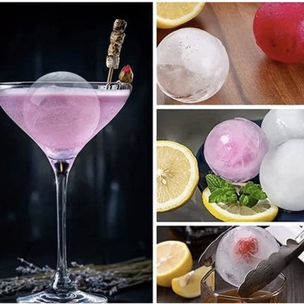 Ruhhy Siliconen Vormen: XXL IJsklontjes en Perfecte IJsbollen voor Uw Drankjes
