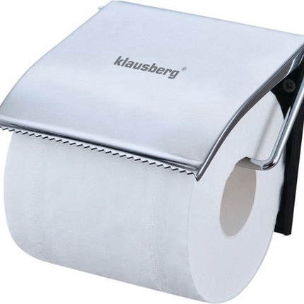 Set Keukenrolhouder + WC-Rolhouder – Roestvrij Staal – Moderne Design – Eenvoudig te Monteren - 25x13.5x2 + 12x12.3x1.6 cm
