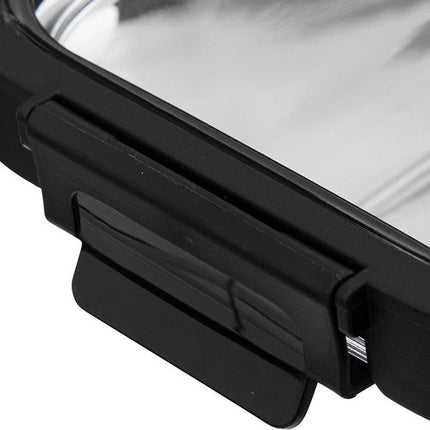 Vershoudbakje glas 370 ml Five® - Transparant - Met deksel | Vaatwasserbestendig | Magnetronbestendig | Luchtdicht | Diepvriesbestendig | BPA-vrij | Waterdicht