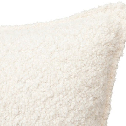 Bankkussen - Sierkussen - Decoratief Kussen - Set van 2 - Lendekussen Woonkamer - Rechthoekig - Polyester - 30x50 cm - Ivory