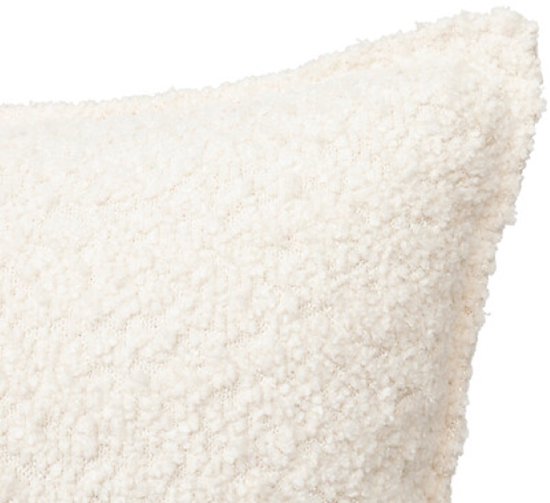 Bankkussen - Sierkussen - Decoratief Kussen - Set van 2 - Lendekussen Woonkamer - Rechthoekig - Polyester - 30x50 cm - Ivory