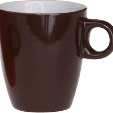 Cosy & Trendy Vicky Beker - 19 cl - Ø 7 cm x 8.5 cm - Bruin - Set-6