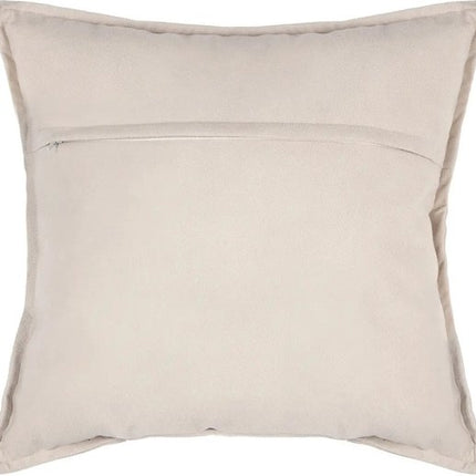 Atmosphera sierkussens Sophia - set van 4 - 52 x 52 cm - ivoorwit - met rits